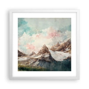 Poszter fekete keretben - Sziklás pengék - 40x40 cm