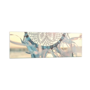 Üveg kép - Csipkés totem - 160x50 cm