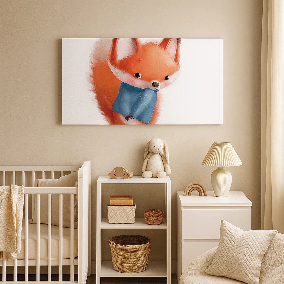 Vászonkép - Jó áll rajtam? - 30x30 cm