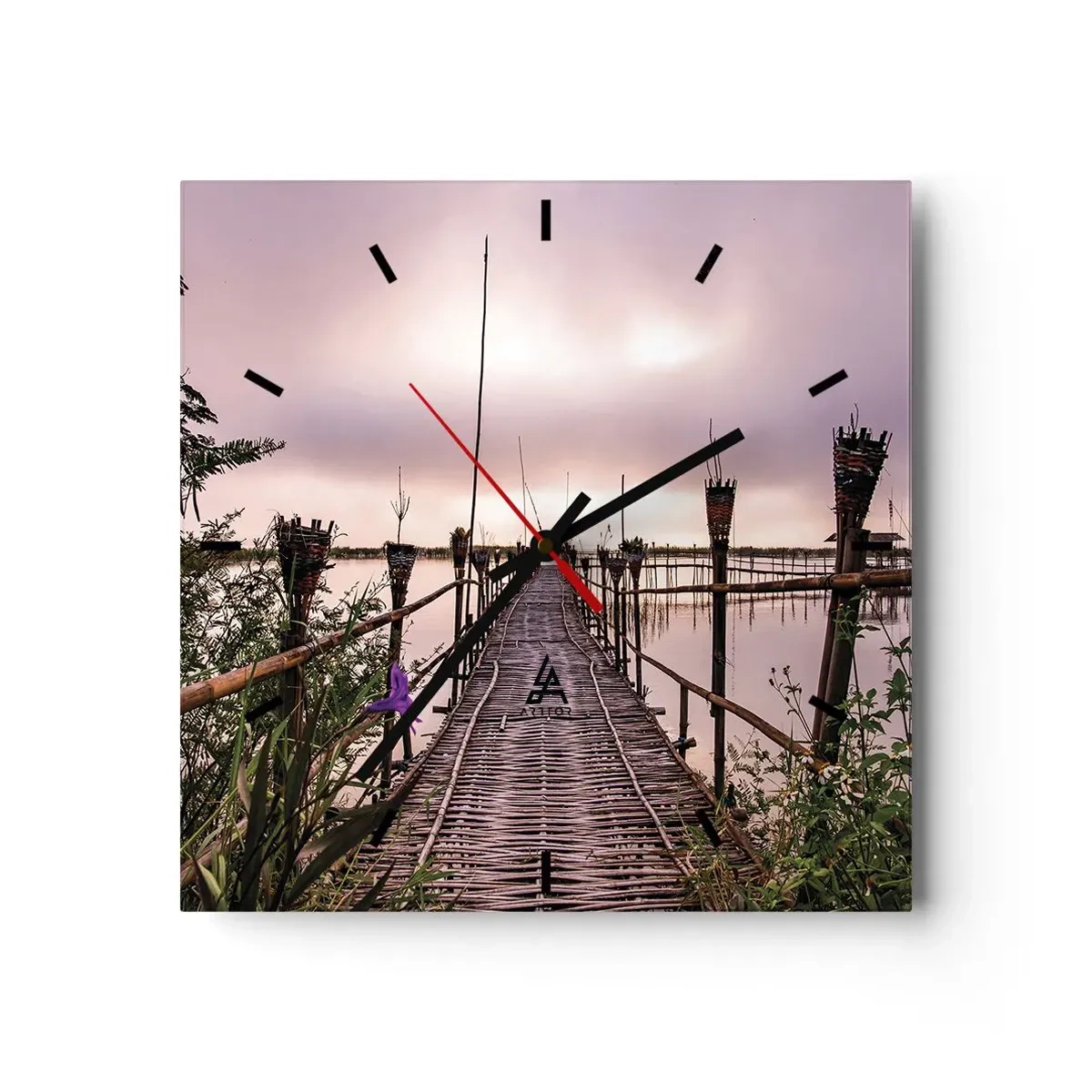 Falióra, Óra - Nyugalom és csend Ázsiában - 40x40 cm