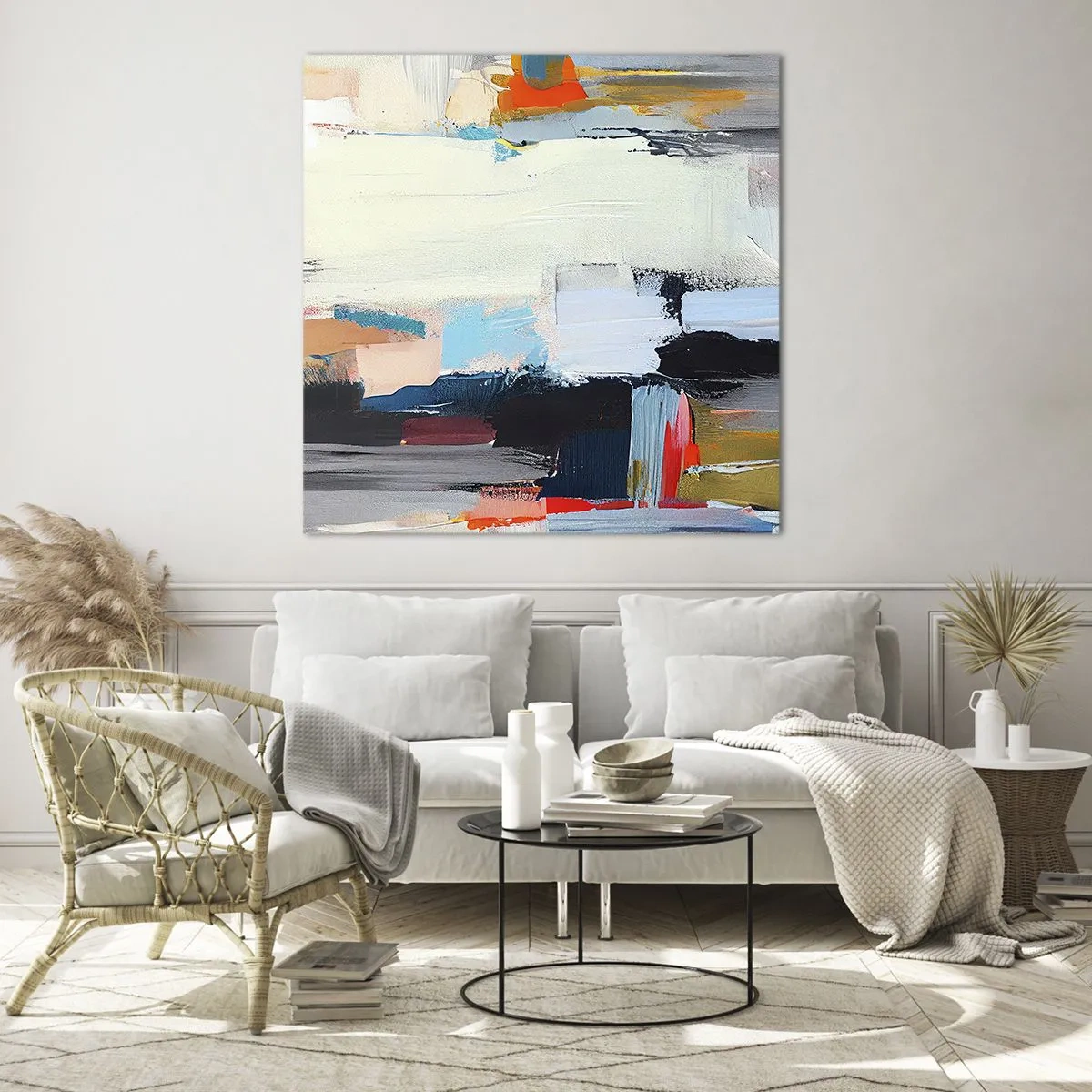 Üveg kép - Van rá módszer? - 60x60 cm