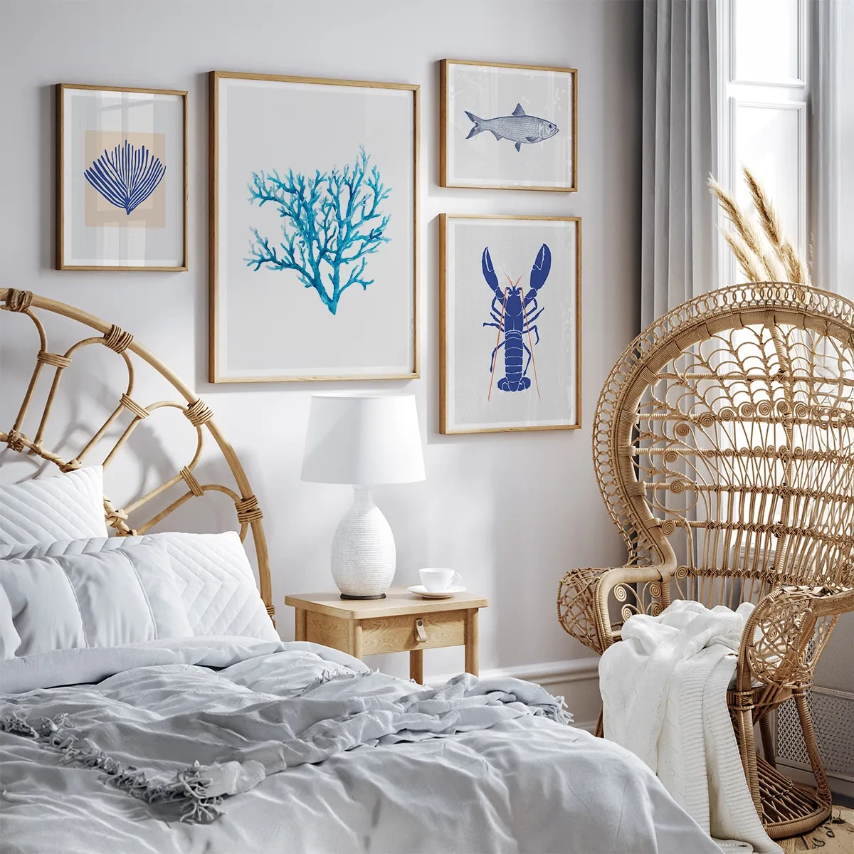 Hamptons bedroom - Inspiráció a hálószobához