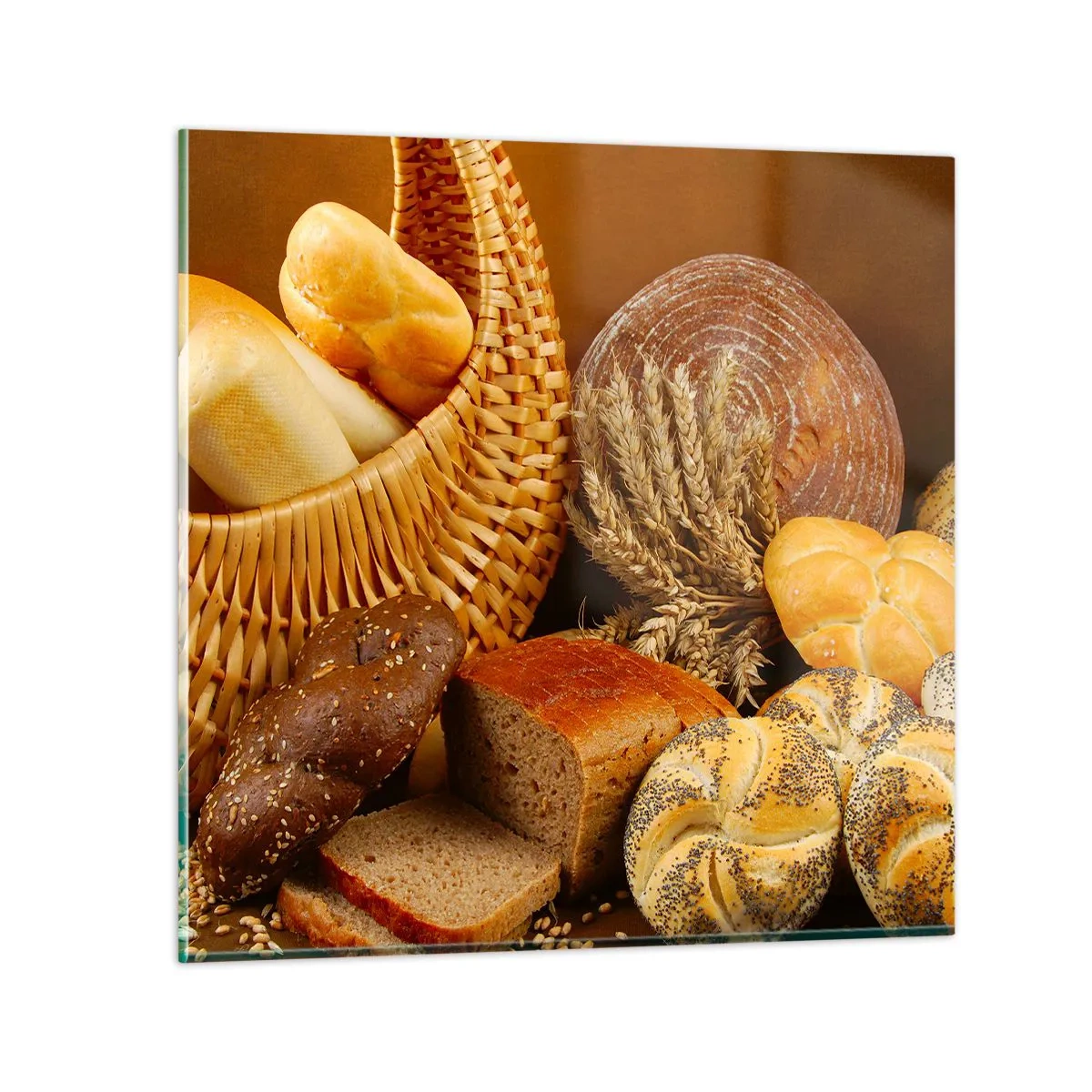 Üveg kép - Megint megúsztuk - 70x70 cm