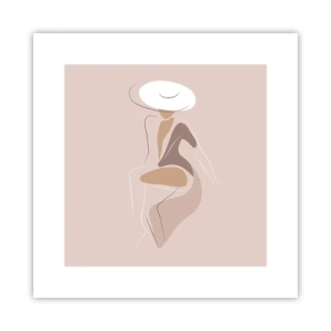Poszter - Egy hölgynek lenni - 30x30 cm