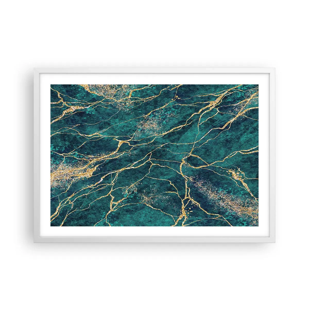 Poszter fekete keretben - Aranybánya - 70x50 cm