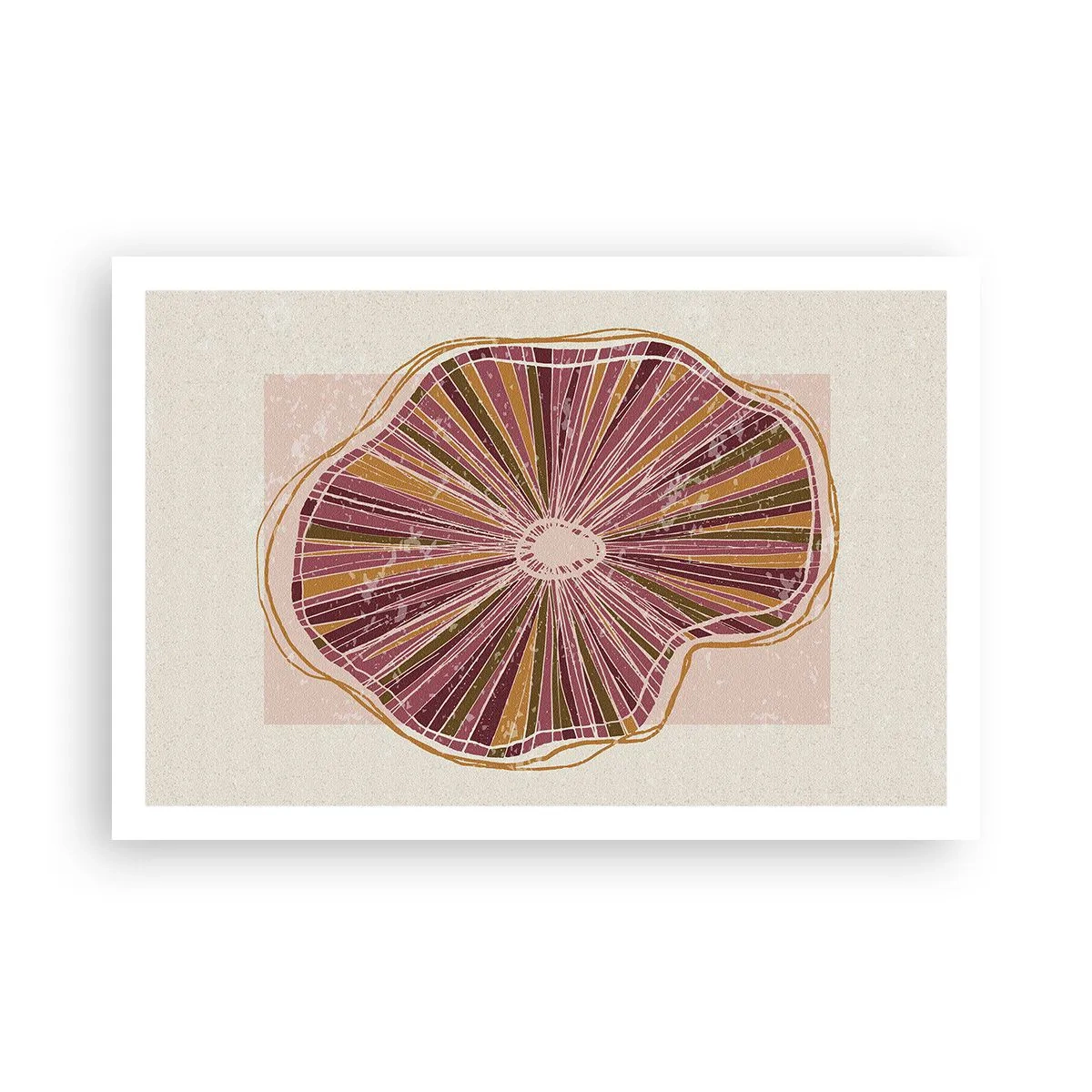 Poszter - Sugárzó absztrakció - 91x61 cm