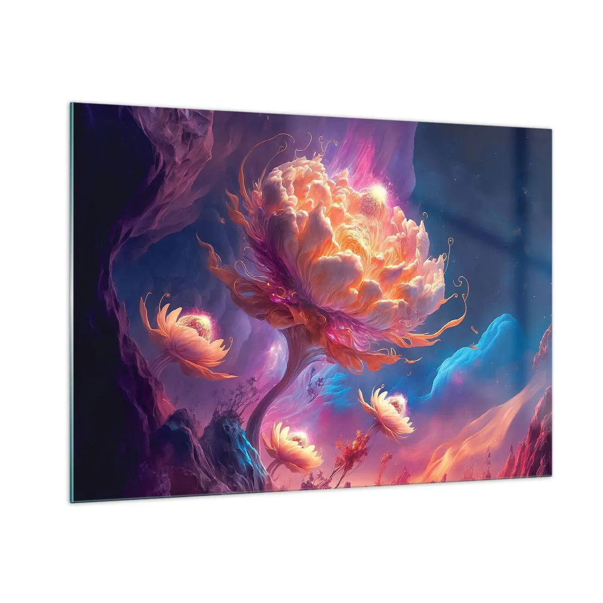 Üveg kép - Egy másik világ - 100x70 cm