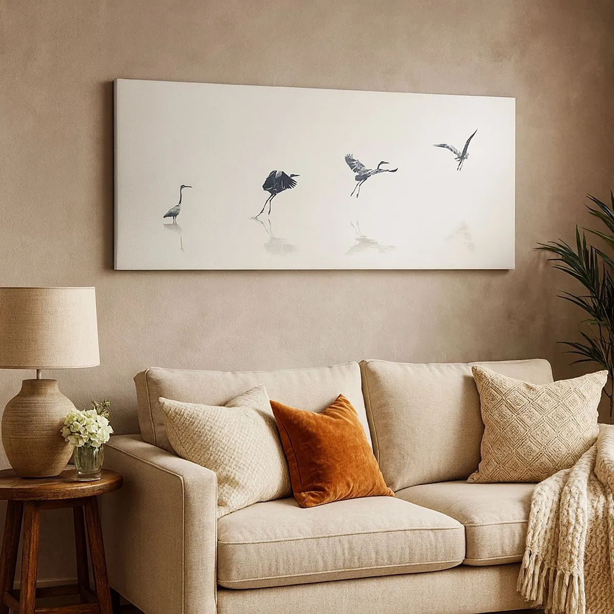 Vászonkép - Négy egyszerű lépés - 100x40 cm