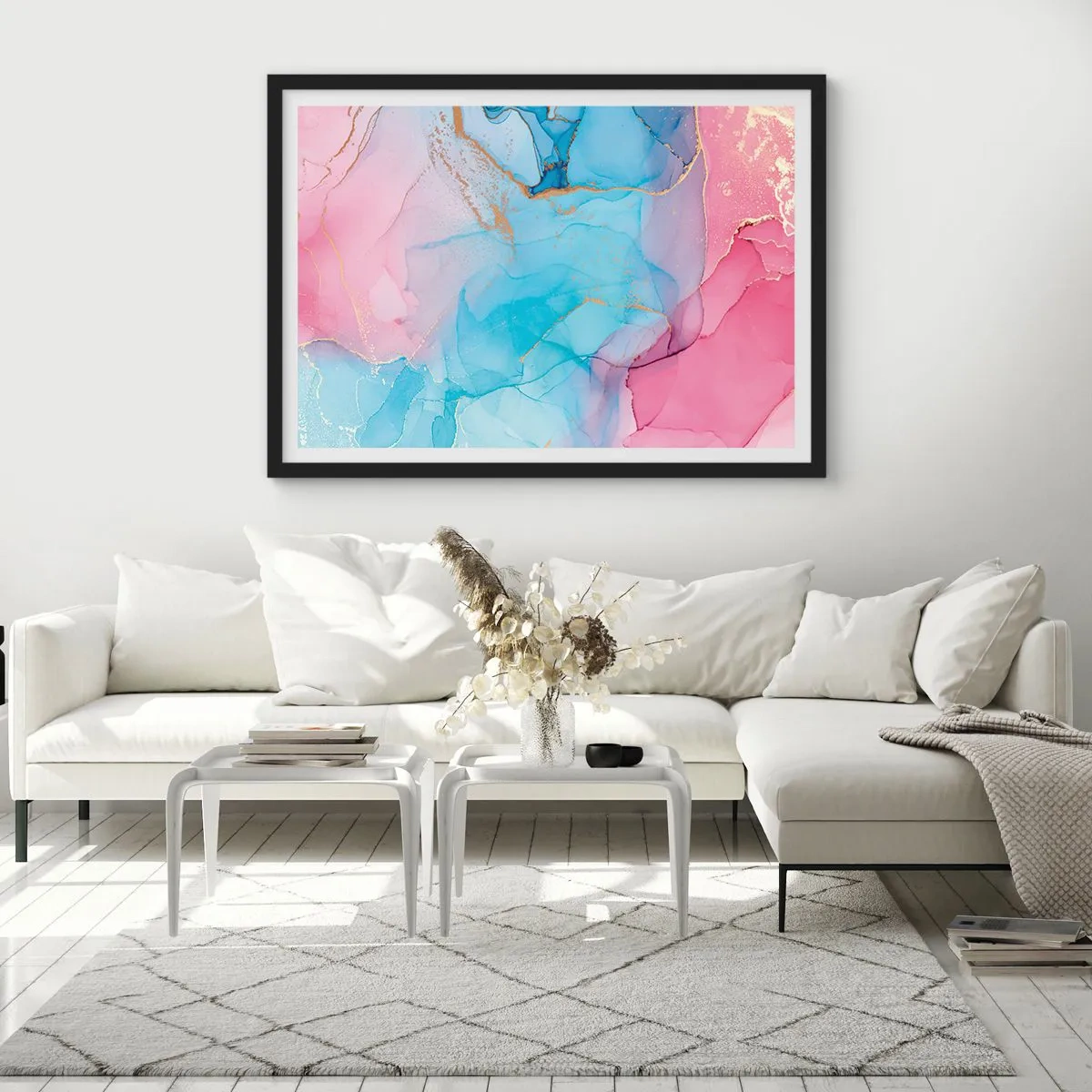 Poszter fehér keretben - Találkozás és átjutás - 70x50 cm