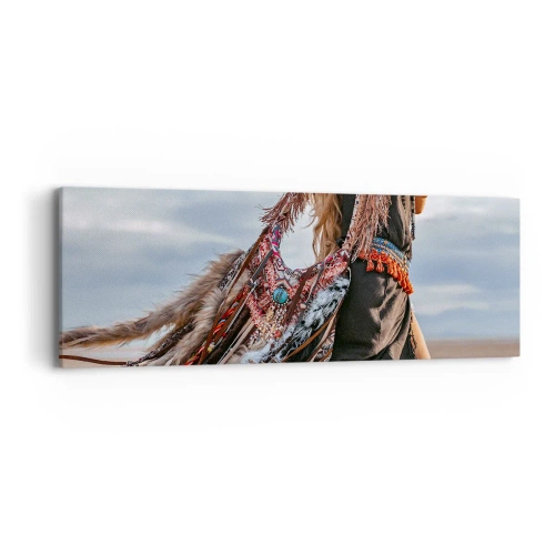 Vászonkép - Sámán párja - 90x30 cm