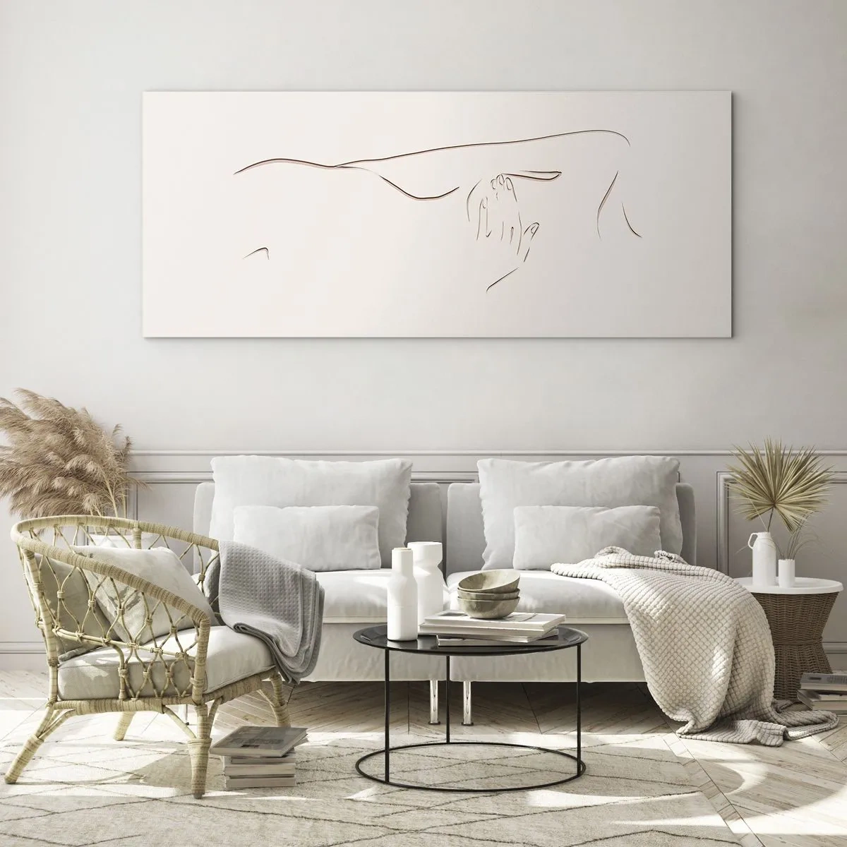 Üveg kép - A vágy alakja - 160x50 cm