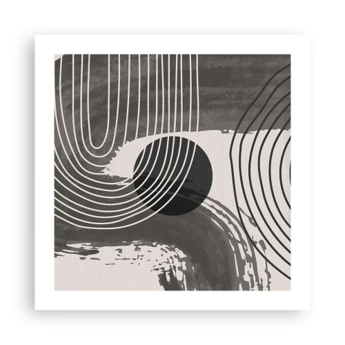 Poszter - Az ovális nyer - 50x50 cm