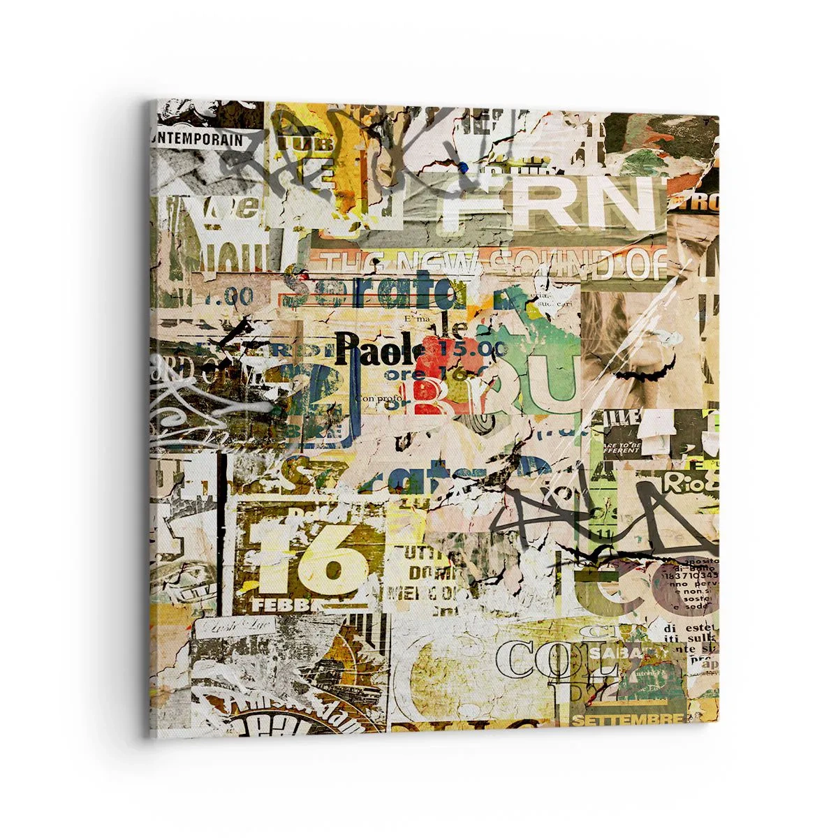 Vászonkép - Ej, történik… - 70x70 cm