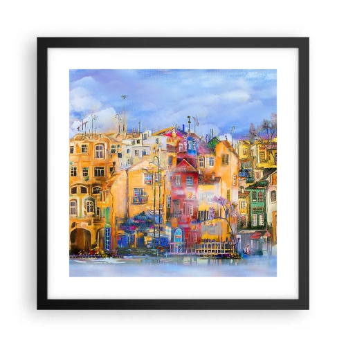 Poszter fehér keretben - Együtt vagyunk - 40x40 cm