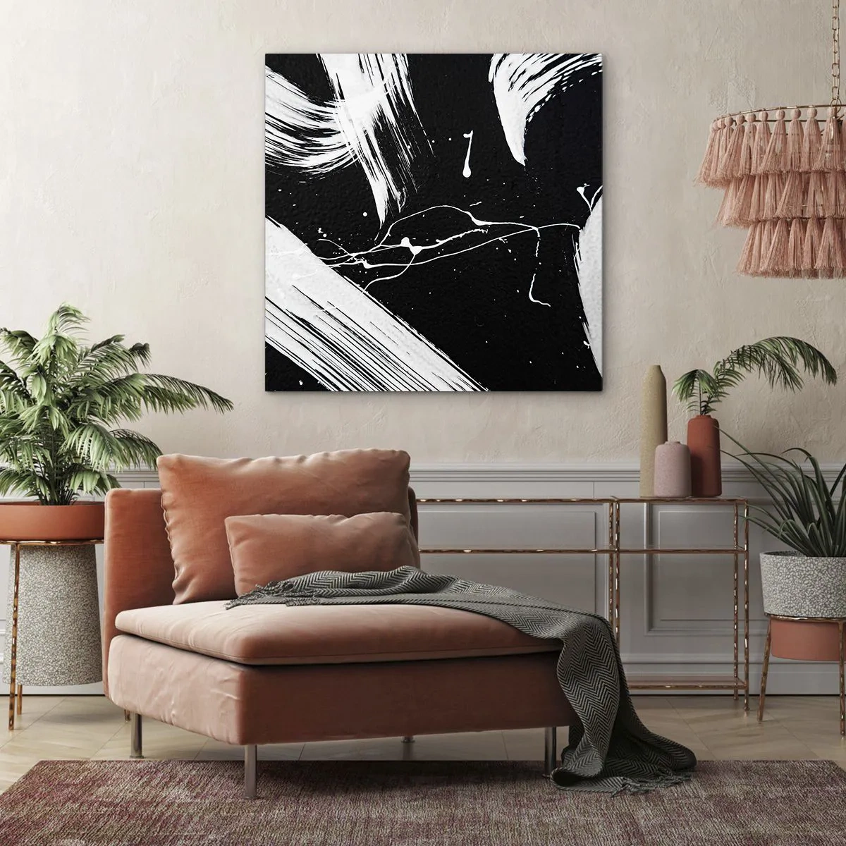 Vászonkép - Megtöri a sötétséget - 60x60 cm