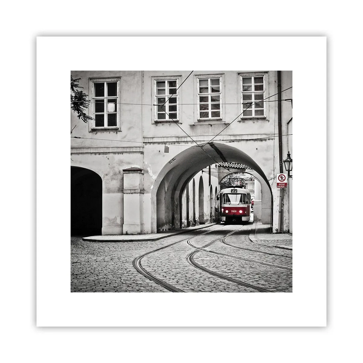 Poszter - A város labirintusán keresztül - 30x30 cm