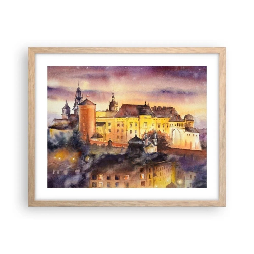 Poszter világos tölgy keretben - Történet és mese - 50x40 cm