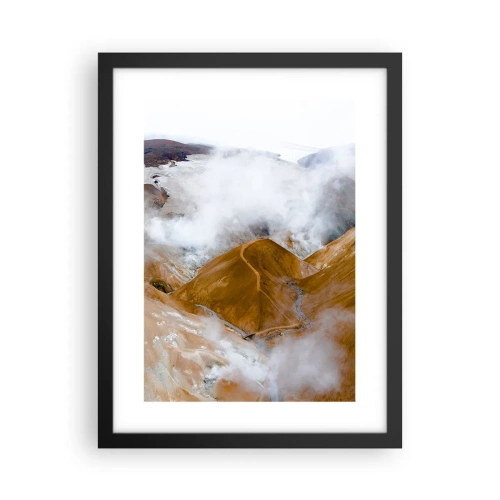 Poszter fehér keretben - Izland nyers szépsége - 30x40 cm