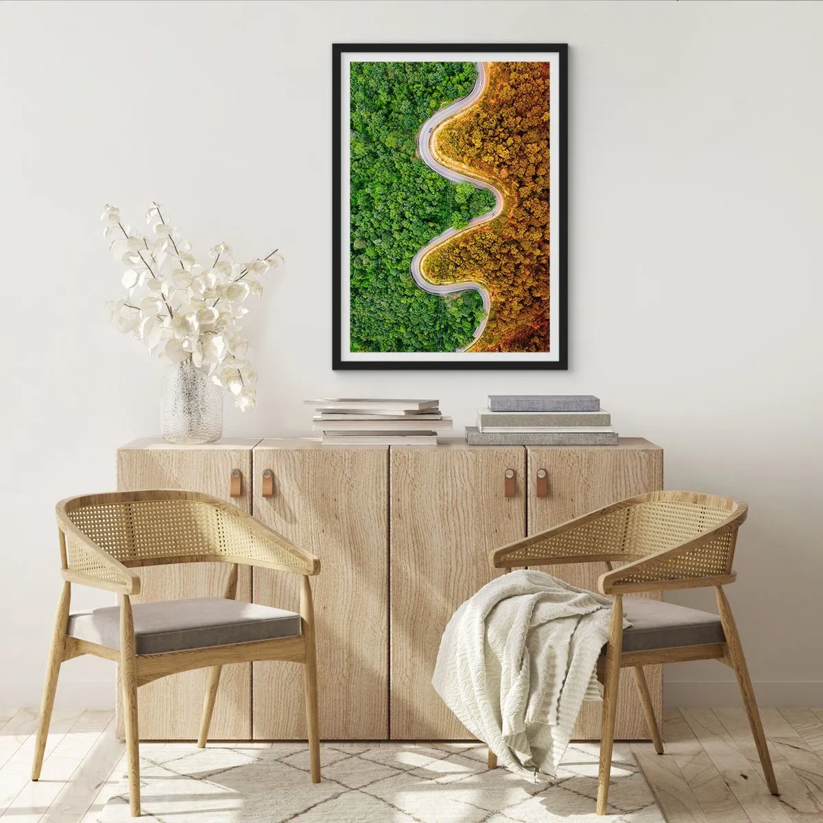 Poszter fehér keretben - Határok és áttörések - 40x50 cm