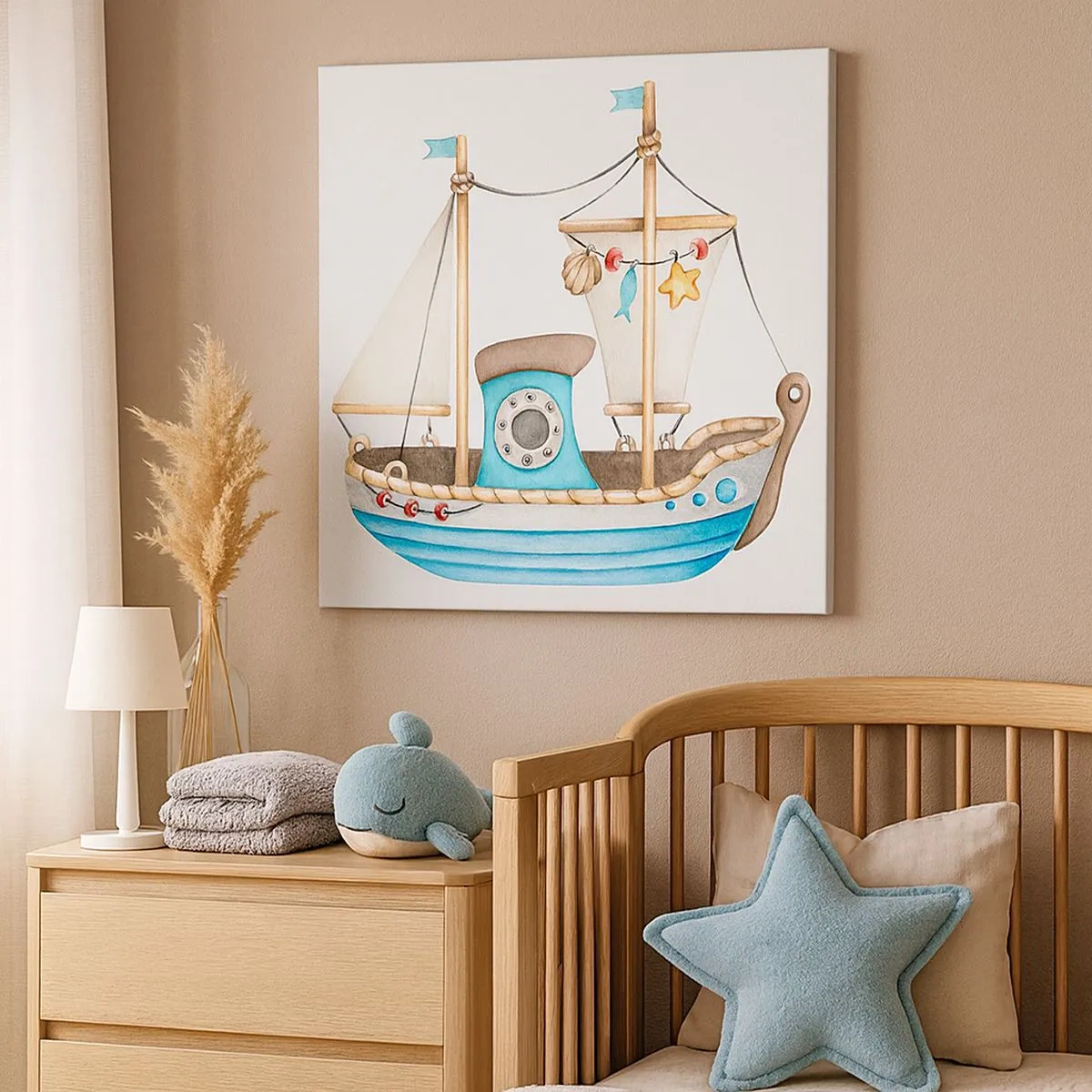 Vászonkép - Ahoj, kaland! - 30x30 cm