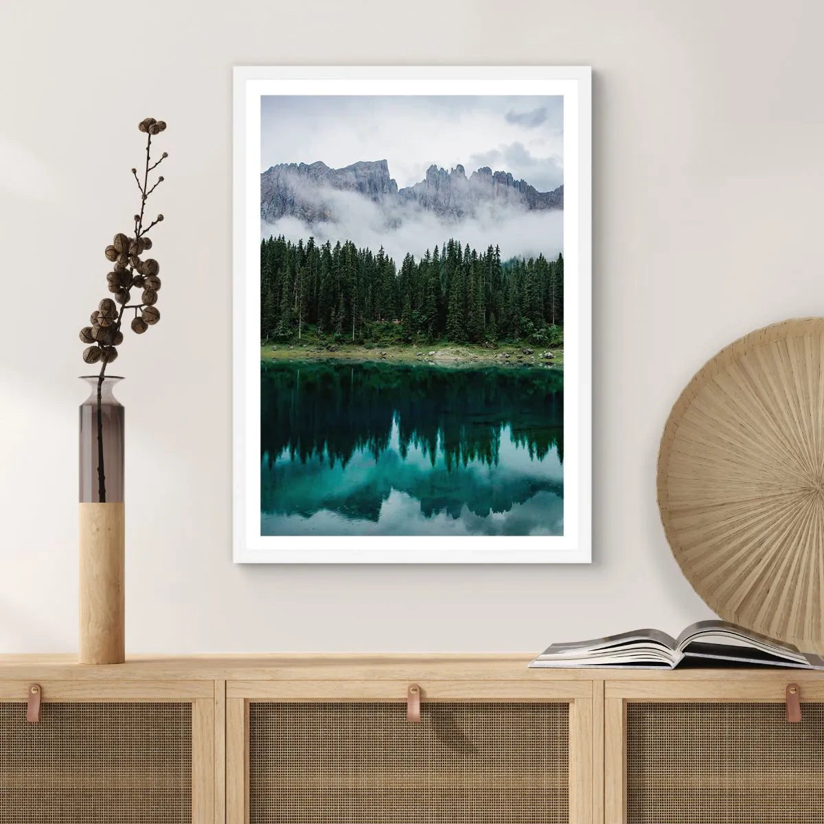 Poszter fekete keretben - Csitt, csit, ne zavard fel az állóvizet... - 70x100 cm