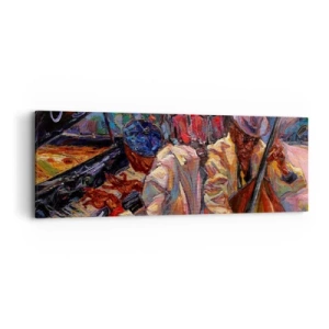 Vászonkép - Egy ritmusban - 90x30 cm