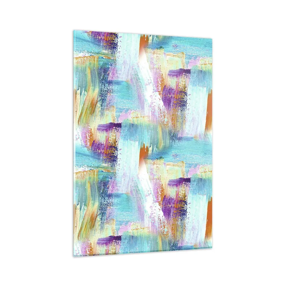 Üveg kép - Vidám firka - 80x120 cm