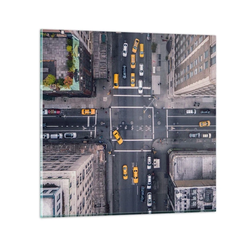 Üveg kép - Egyszerű választás - 70x70 cm