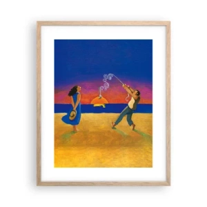 Poszter világos tölgy keretben - Több, mint egy csillag az égből - 40x50 cm