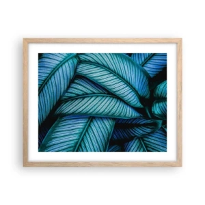 Poszter világos tölgy keretben - Életvonalak - 50x40 cm