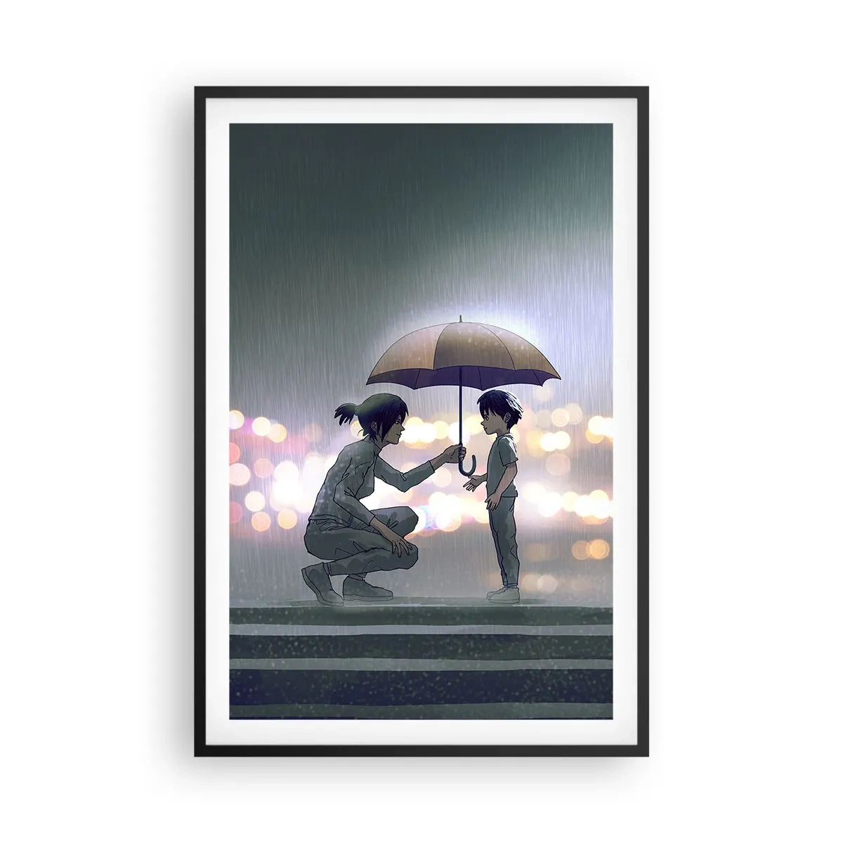 Poszter fehér keretben - És most minden rendben - 61x91 cm