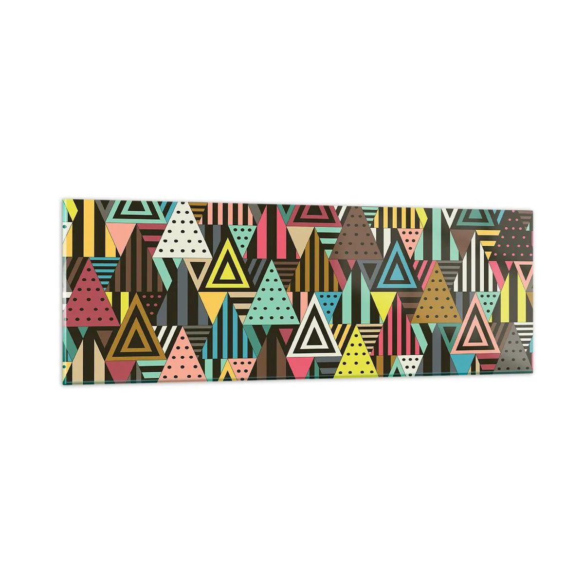 Üveg kép - Hármas ritmusban - 90x30 cm