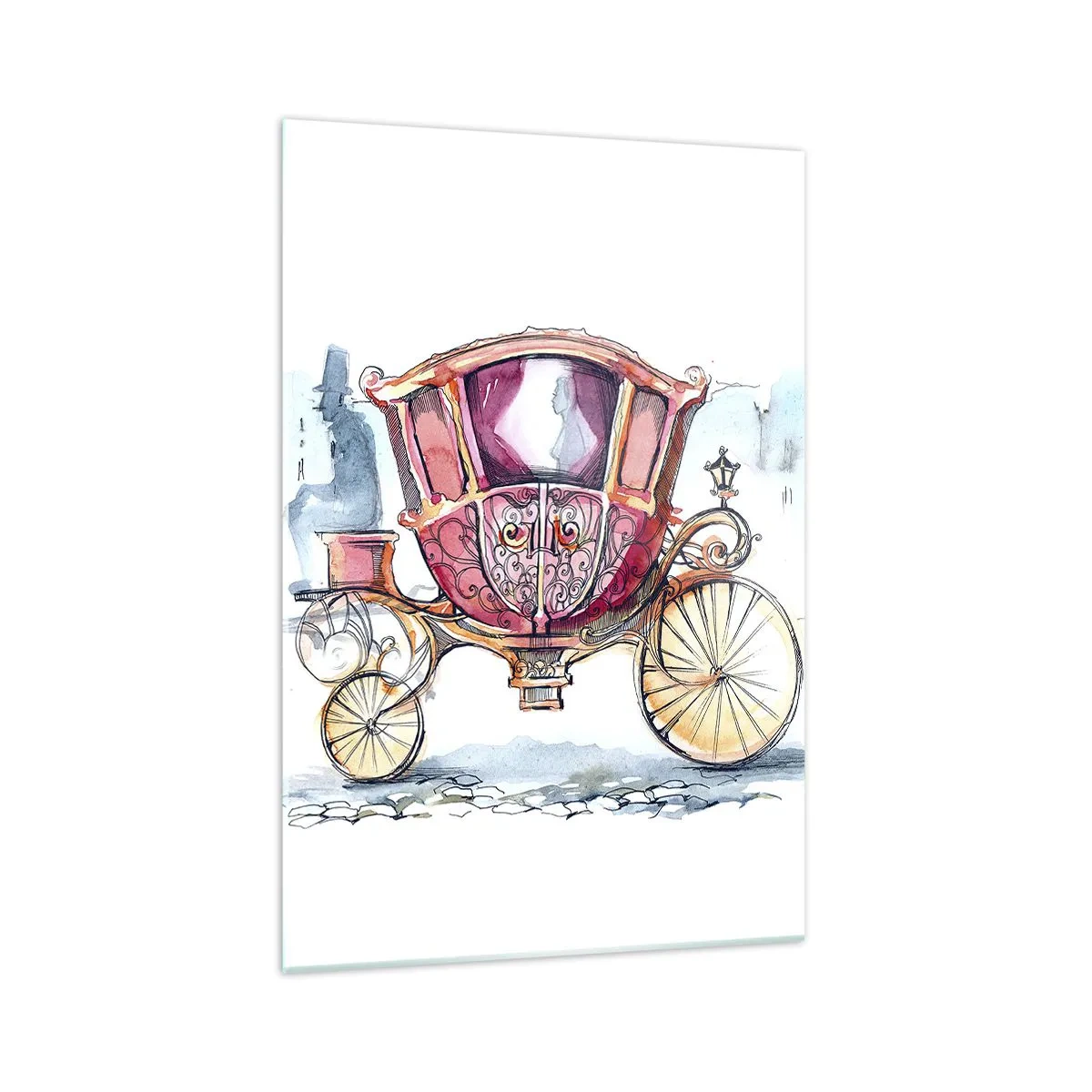 Üveg kép - Esküvőre vagy bálba? - 70x100 cm