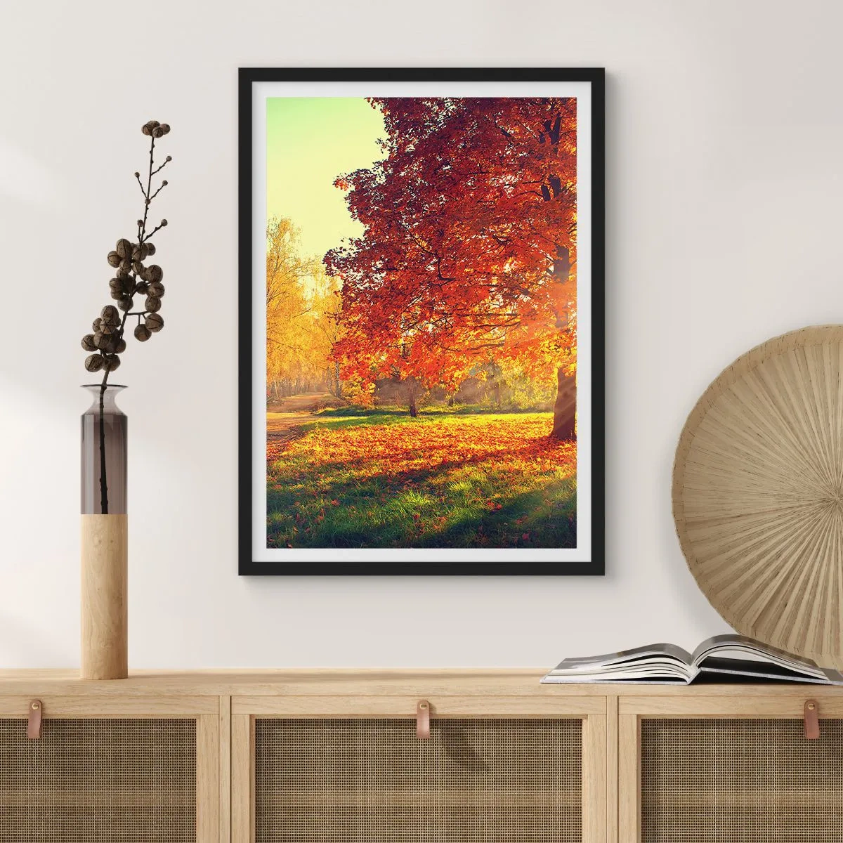 Poszter fehér keretben - A vörös gyönyörű - 70x100 cm