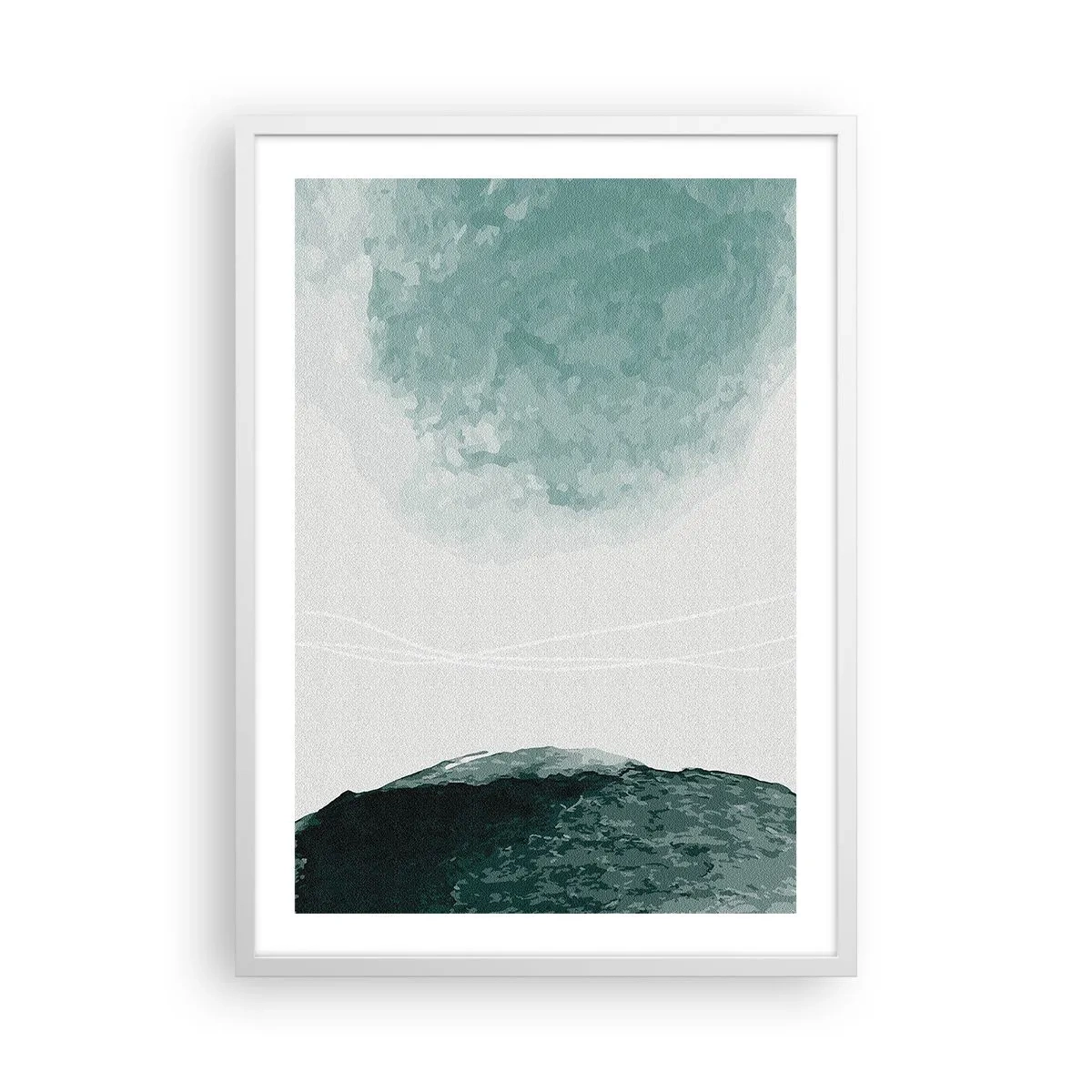 Poszter fekete keretben - Találkozás a köddel - 50x70 cm