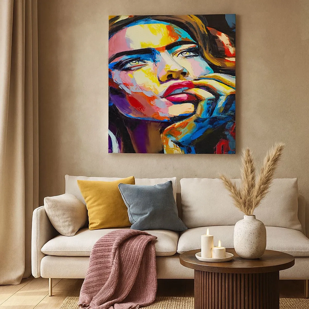 Vászonkép - Az álmok úgy repülnek az égen, mint a madarak - 30x30 cm