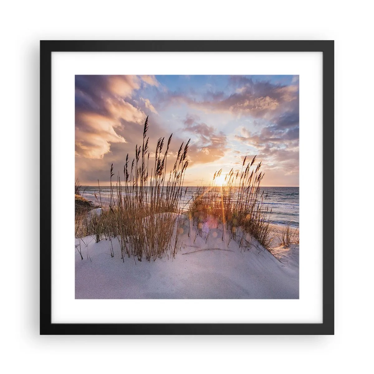 Poszter fehér keretben - Búcsú a naptól és a széltől - 40x40 cm