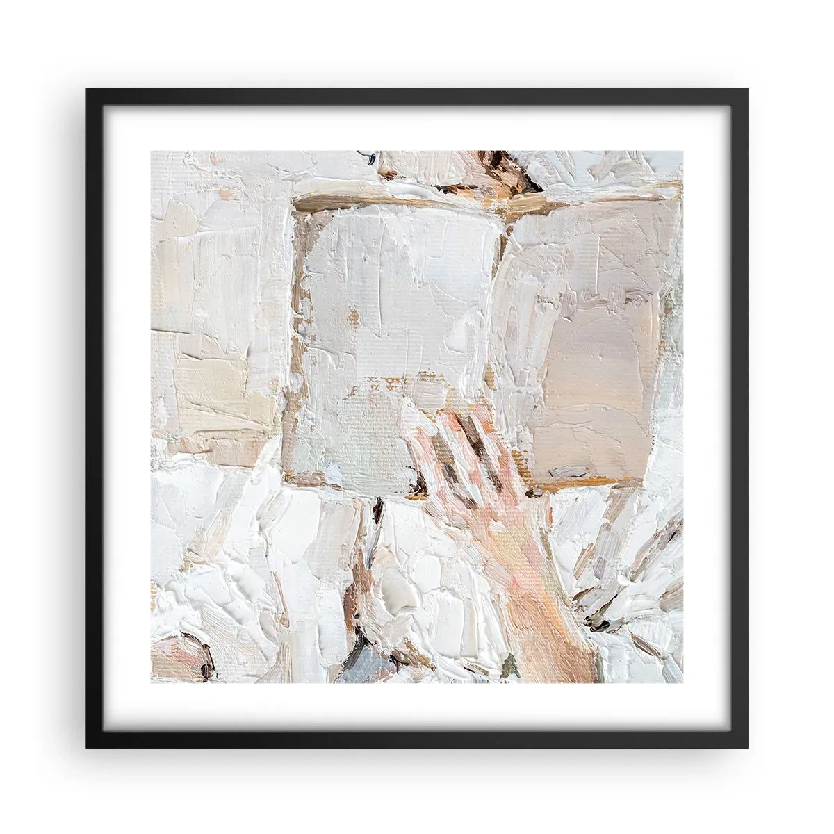 Poszter fehér keretben - Egy másik világban - 50x50 cm