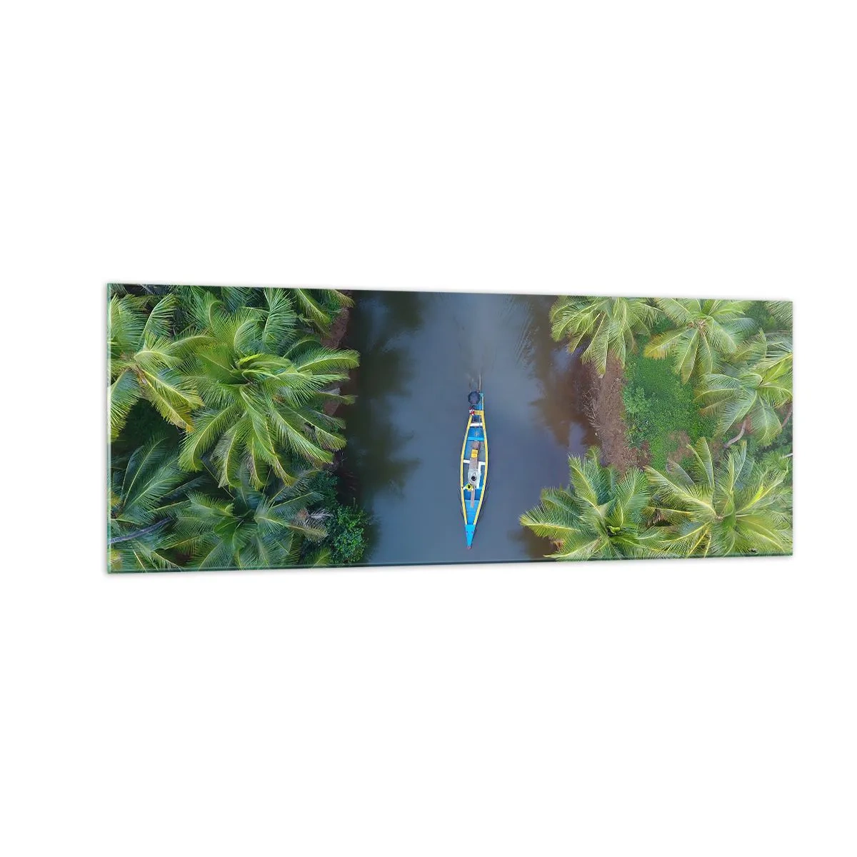 Üveg kép - Egy trópusi ösvényen - 140x50 cm