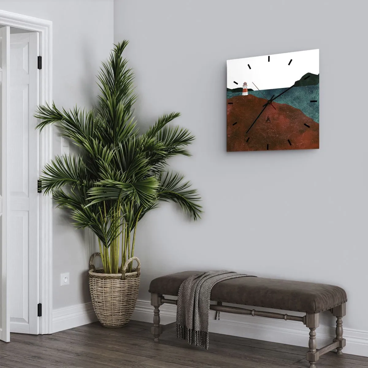 Falióra, Óra - A tengerre bámulva - 30x30 cm