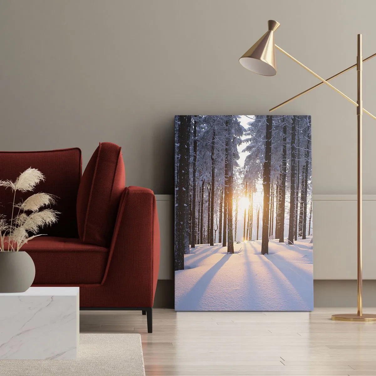 Vászonkép - Egyértelműen fekete-fehéren - 45x80 cm
