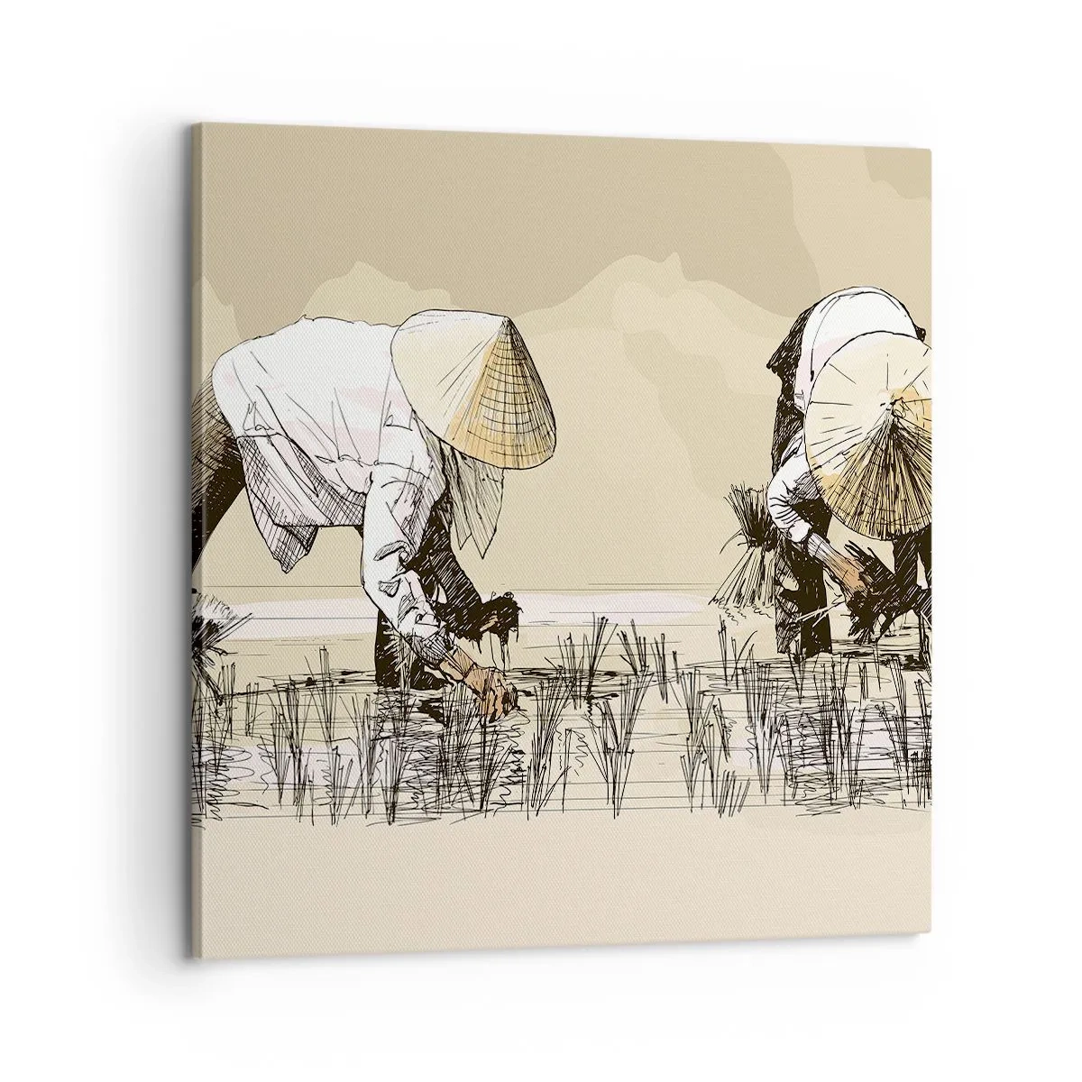 Vászonkép - Sikeres betakarítást - 60x60 cm