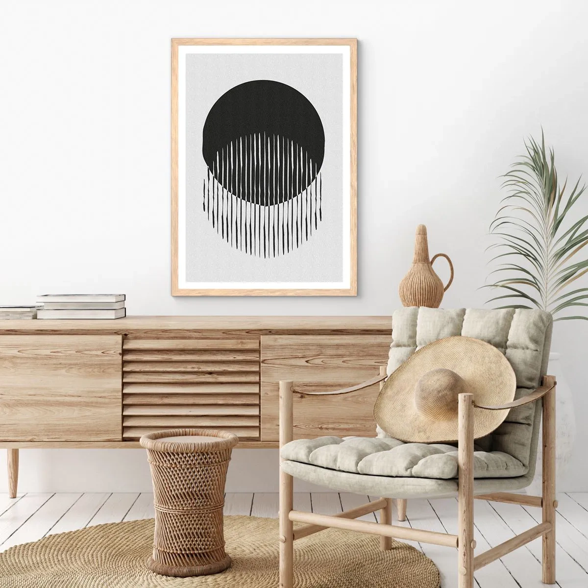 Poszter világos tölgy keretben - Az alteregója - 50x70 cm