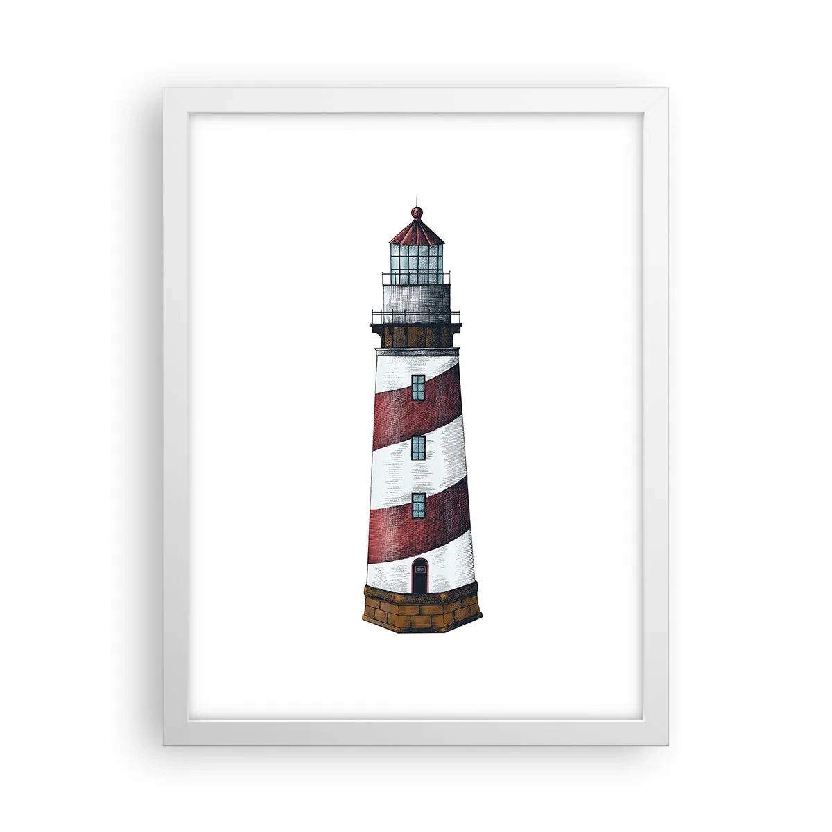 Poszter fekete keretben - Mindig résen - 30x40 cm