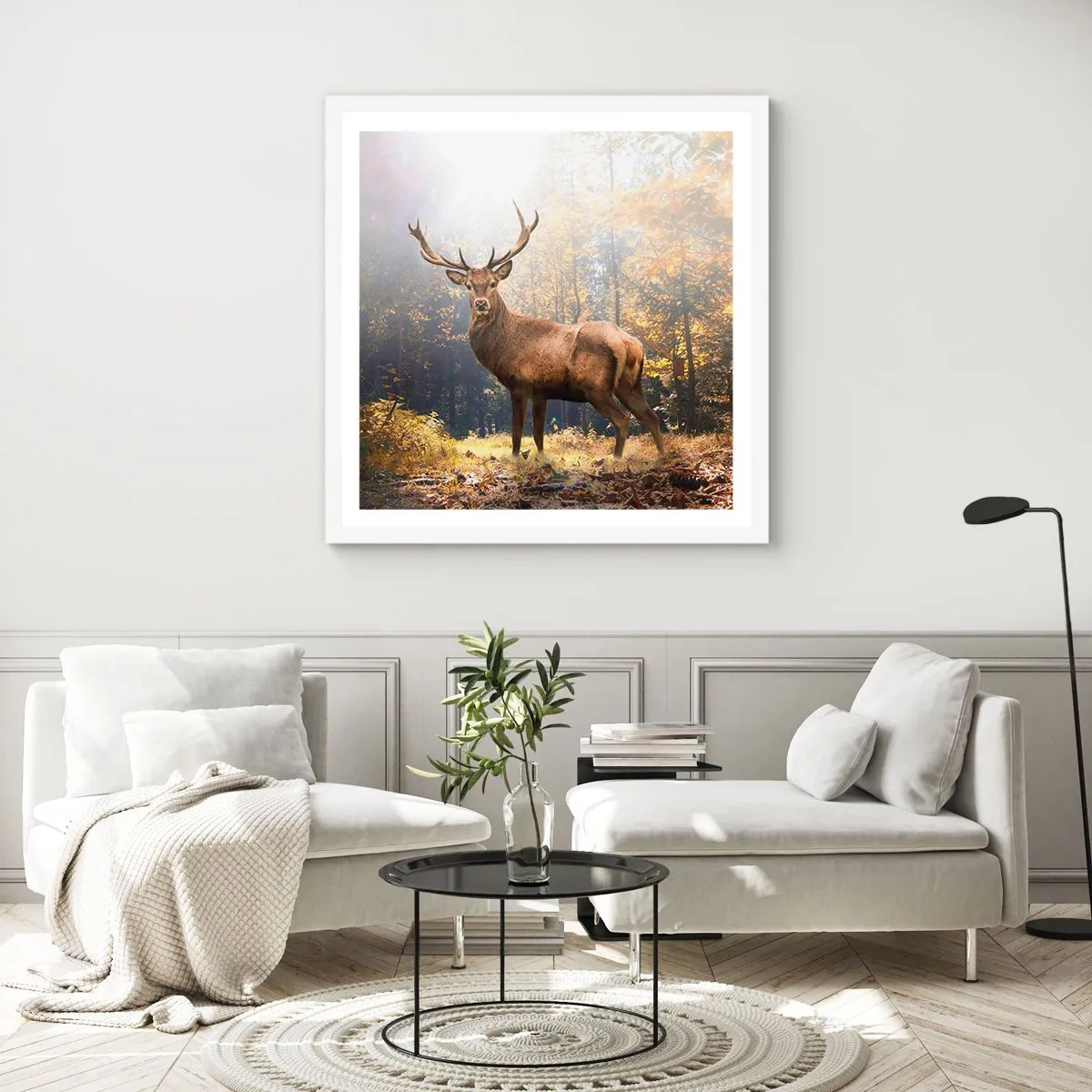 Poszter fekete keretben - Teljes fenségben - 30x30 cm