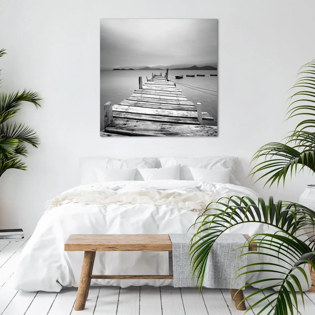 Vászonkép - Hegyeken és tengereken túl - 70x70 cm