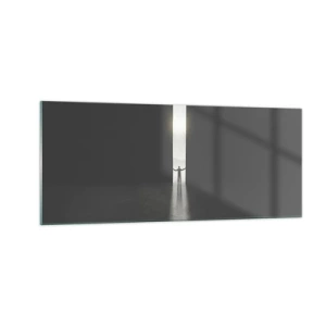 Üveg kép - Egy lépés a fényes jövő felé - 100x40 cm