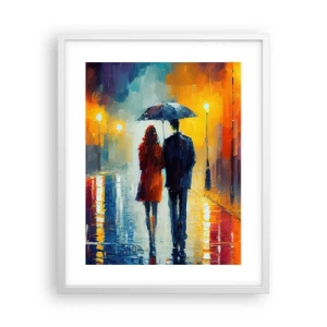 Poszter fekete keretben - Együtt - egy színes éjszaka - 40x50 cm