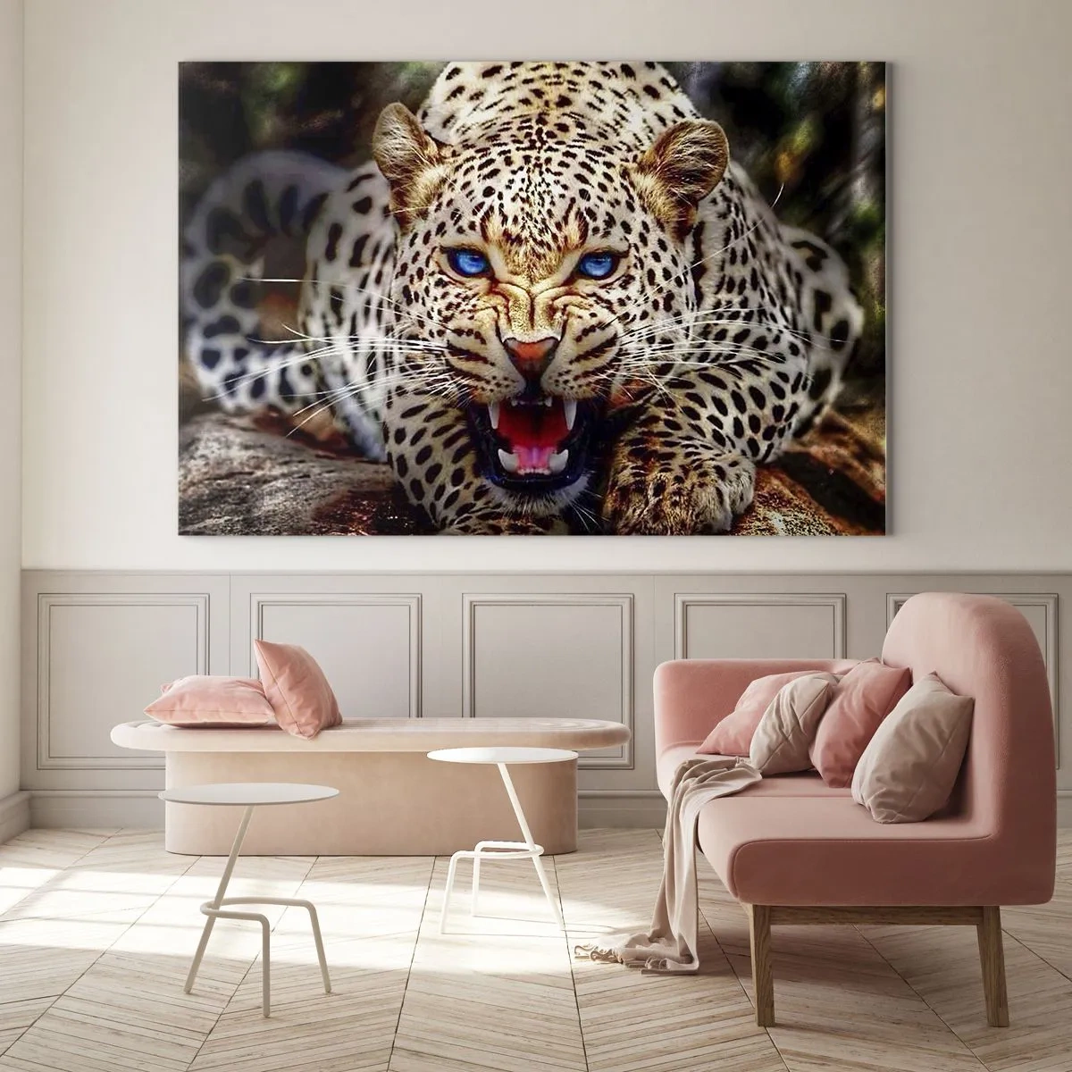 Üveg kép - A szépség nem árt a haragnak - 120x80 cm