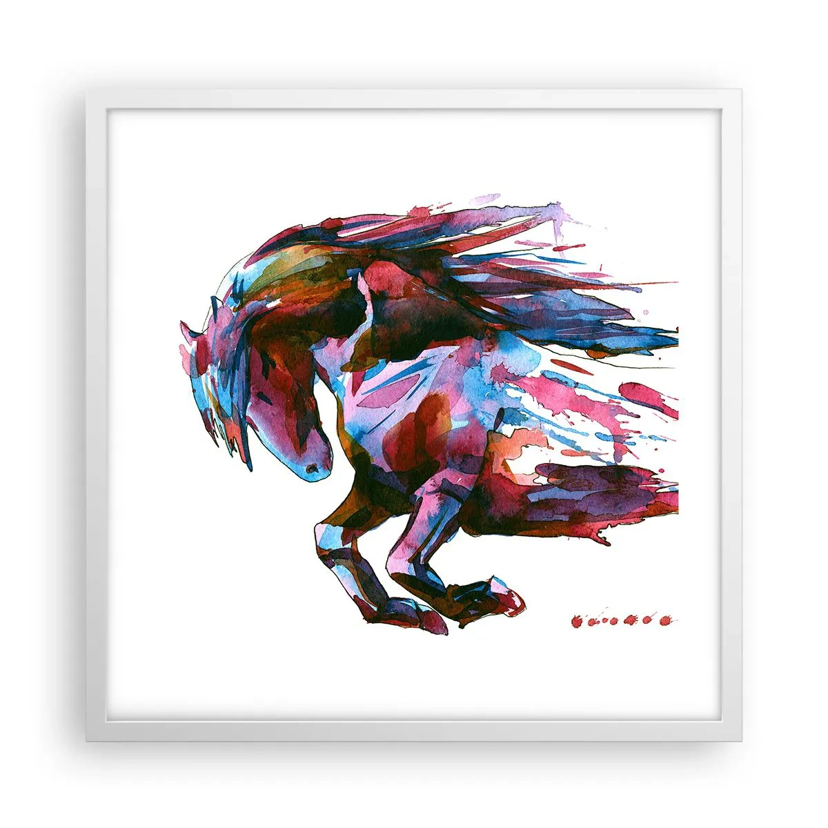 Poszter fekete keretben - Az elragadtatásban - 50x50 cm